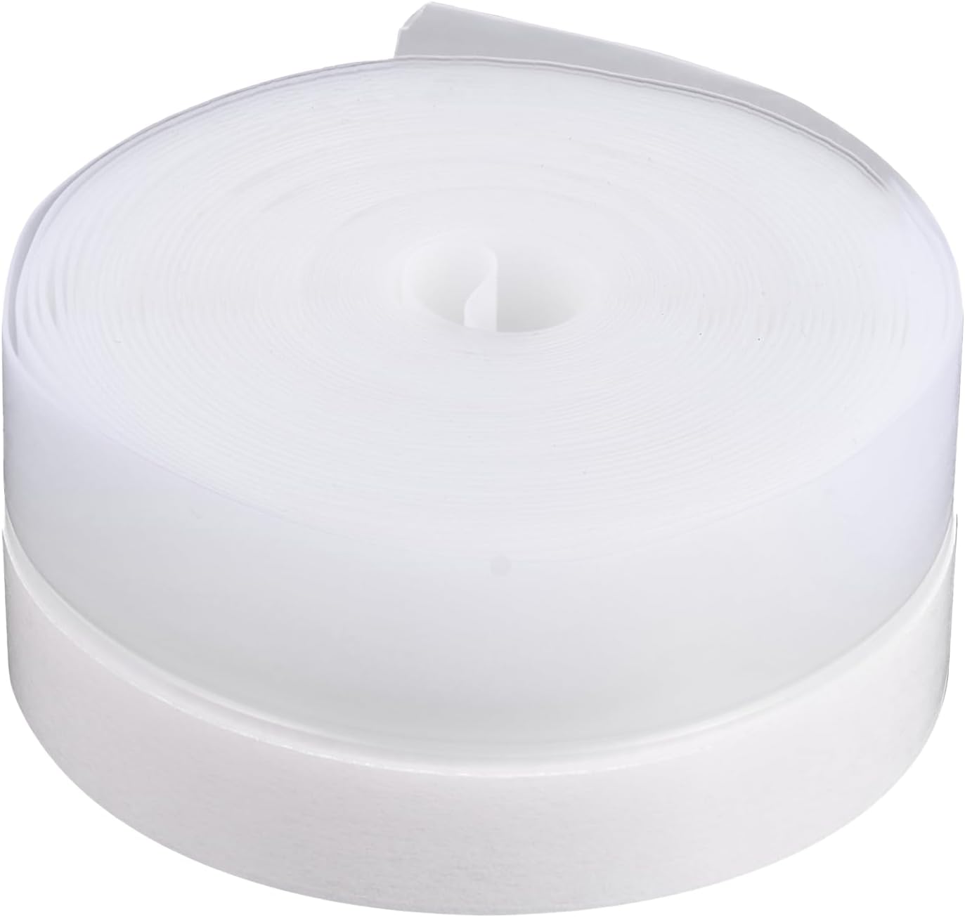 Silicone Seal Weather Stripping Tape 33 Feet Strip Bottom Draft Insulation Stopper Tape Weatherproof Soundproof for Door or Window Bathroom Shower Glass Gaps(35mm*10m