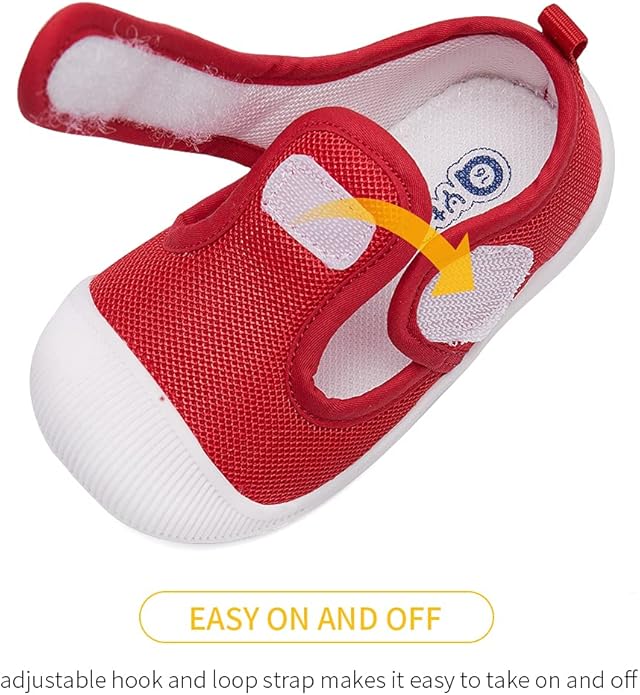 BMCiTYBM Baby Sneakers Girls Boys Lightweight Breathable Mesh First Walkers Shoes 6-24 Months