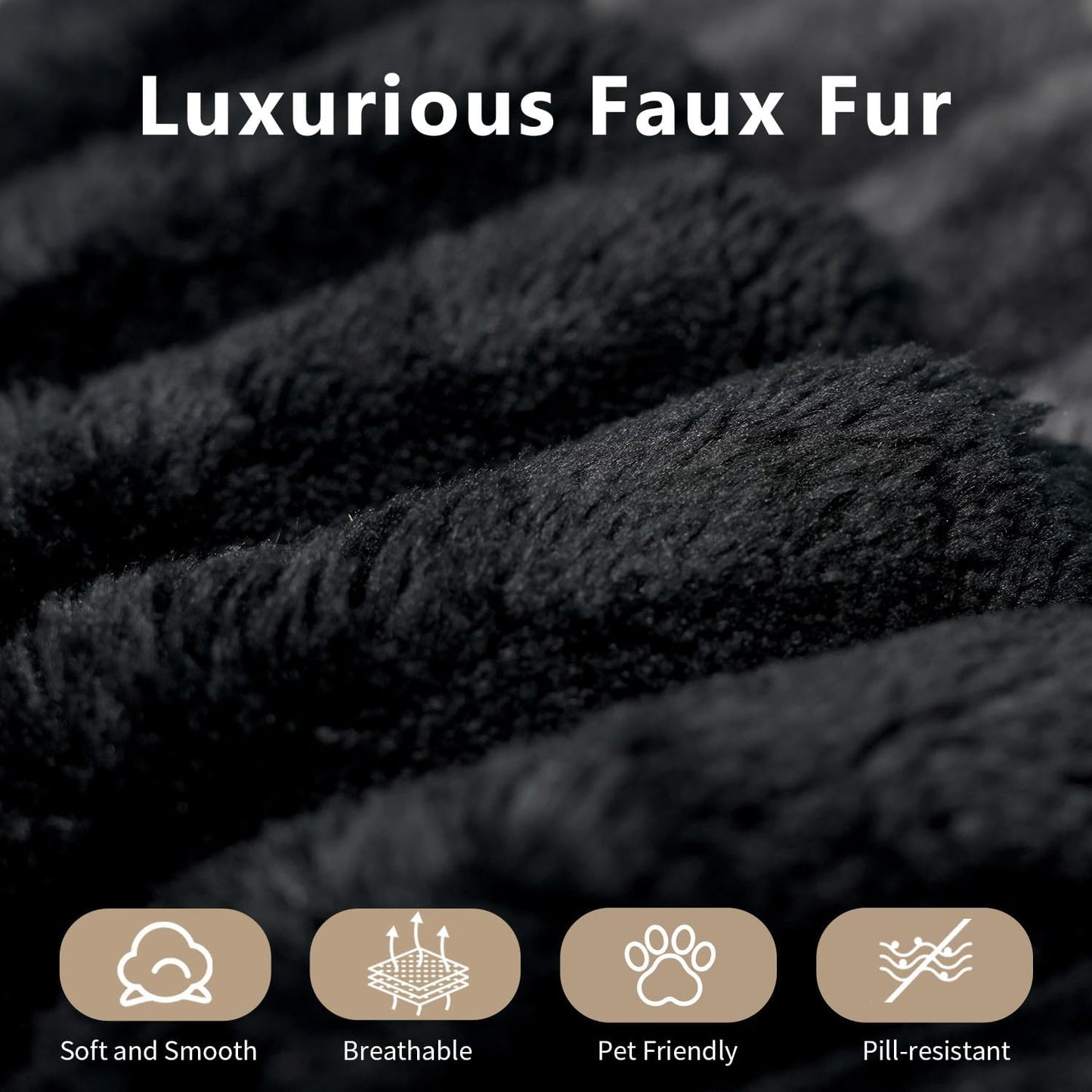 Modern Down Filled Sigle Middle Seat, Cloud Modular Sectional Sofa, Contemporary American Wide Deep Seat Couches for Living Room Apartment and Bedroom,No Assembly Required,Black