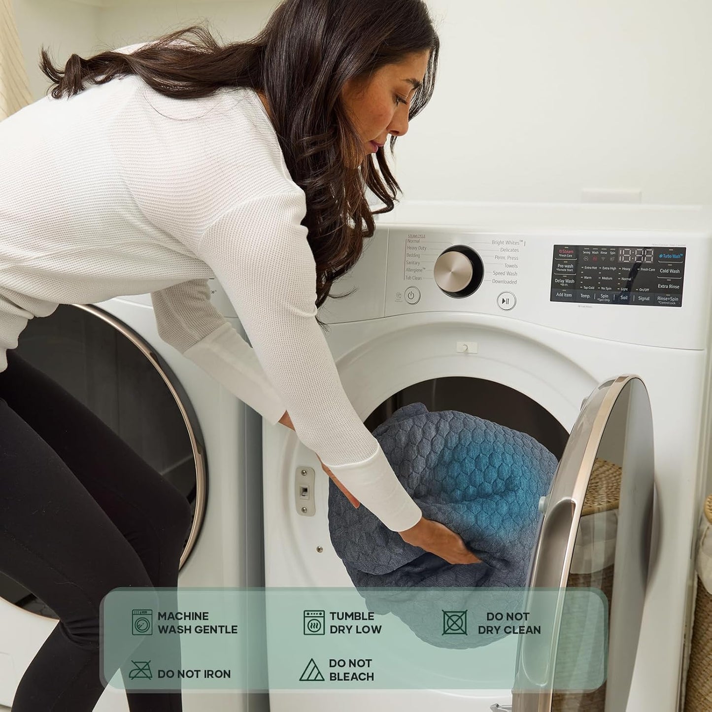 OhGeni 100% Waterproof Mattress Protector, Queen-Gray Size Mattress Pad, Fits 6"-20" Mattresses with Deep Pocket, Cooling, Breathable Fitted Sheets, Soft Bed Cover, Noiseless, Machine Washable