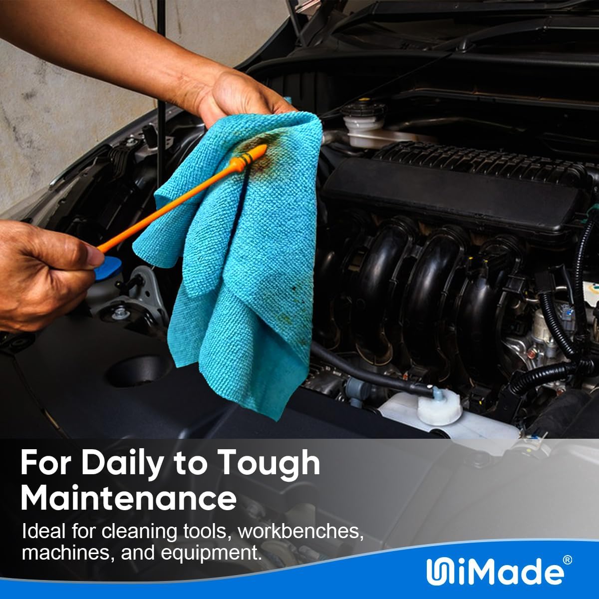 Microfiber Cleaning Cloth, 150PK Reusable Shop Rags Bulk Microfiber Cleansing Cloth Lint Free Cleaning-Towel for Car Kitchen Automotive Bar Mechanic Restaurant Garage,11.5"x11.5",Multicolor