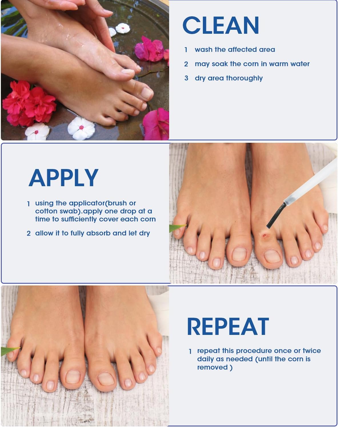 Liquid Corn Remover, Corn Removers for Toes, Fast Acting, Safe Removes Corns Fast Extra Strength for Kids and Adults, 15ml Liquid with 15PCS Cushions 10PCS Swabs (15ML*1)