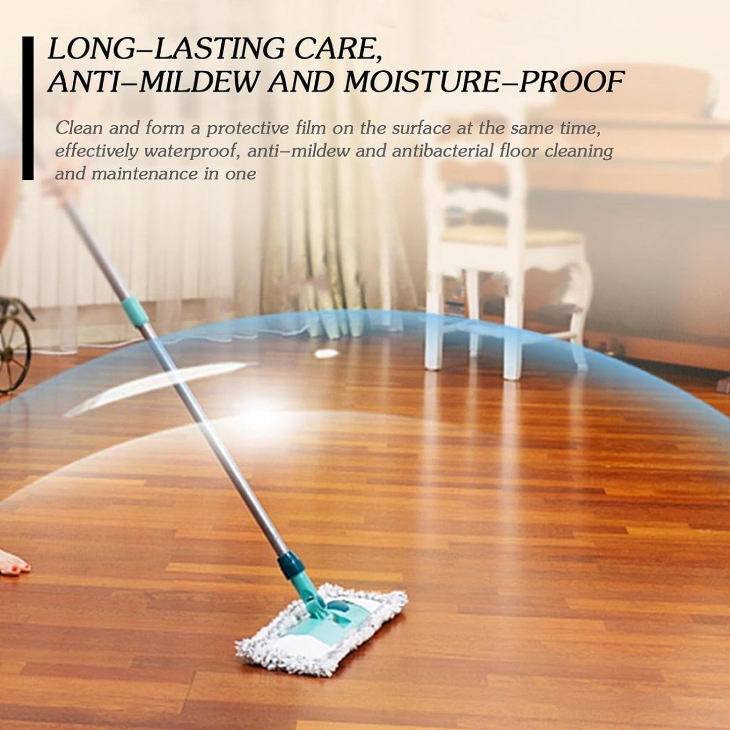 Natural Beeswax Spray Furniture Polish, Wood Cleaner, Wood Floor Polish - Beeswax Polish Spray Used to care for living rooms,kitchens,wood furniture floors (2PCS)