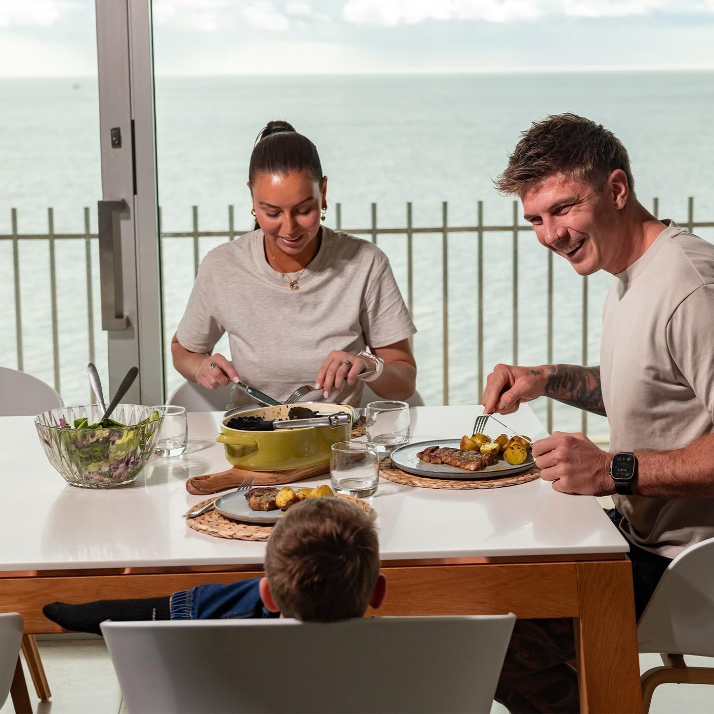 TrendPlain 16oz/470ml Blue Glass Olive Oil Sprayer for Cooking - 2 in 1 Olive Oil Dispenser for Kitchen Gadgets, Air Fryer, Salad, and BBQ - 2 Black