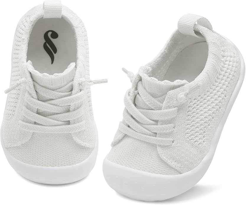 JIASUQI Baby Shoes for Toddler Boys Girls Sneakers Slip on Walking Shoes for Babies