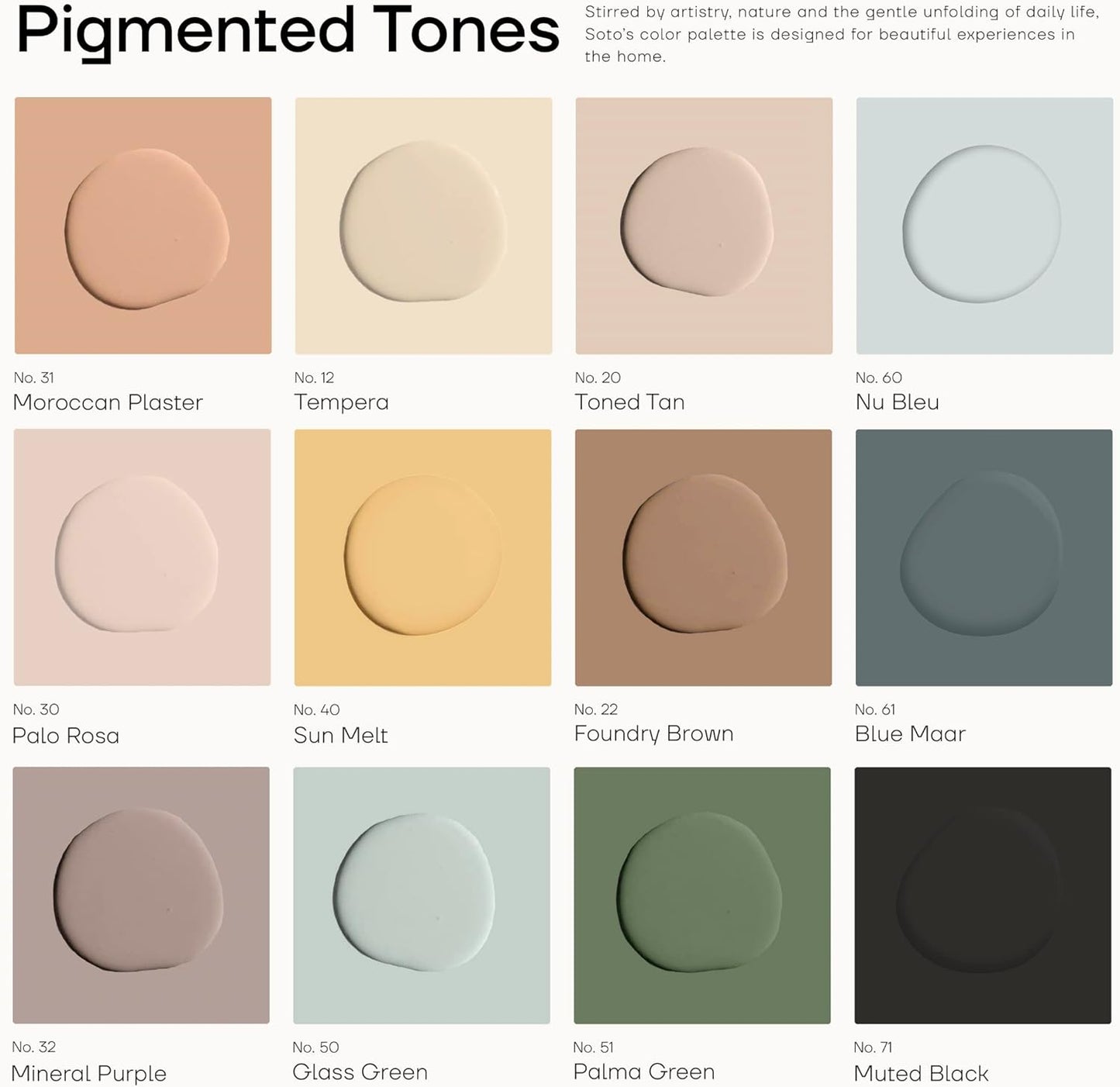 soto Off-White Paint Touch Up, Multi-Surface, Matte Finish (No. 12 Tempera) - 1.5 Ounces/45 Milliliters of Scratch Repair for Furniture, Walls, Cabinets, Trim, Doors, Indoor/Outdoor