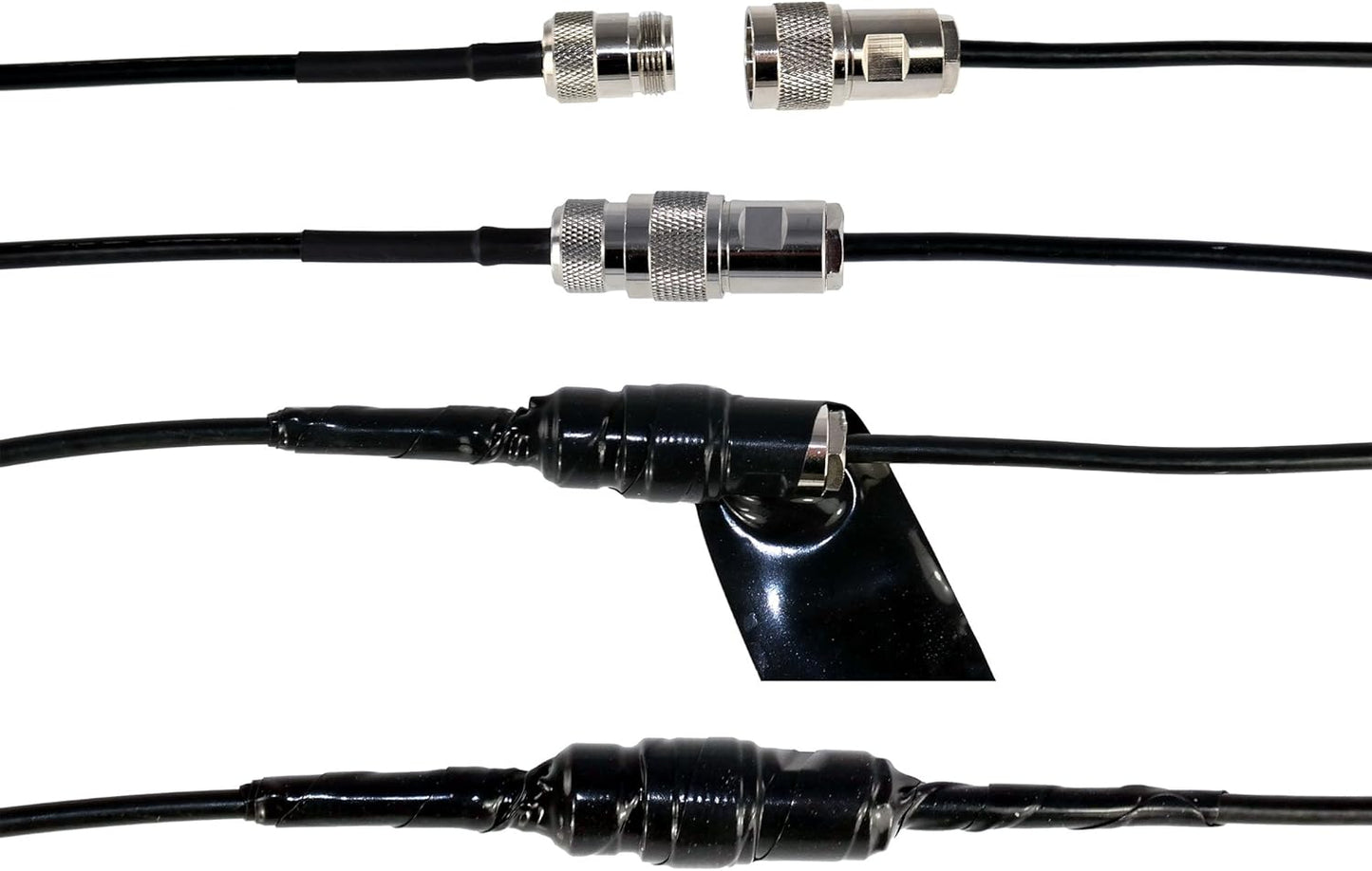 Proxicast Pro-Grade Extra Strong 30mil Weatherproof Self-Fusing Silicone Rubber Sealing Tape For Outdoor Antenna Coax & Electrical Cables, Hose/Pipe Leaks & Emergency Repairs (1.5" x 15' roll) - White