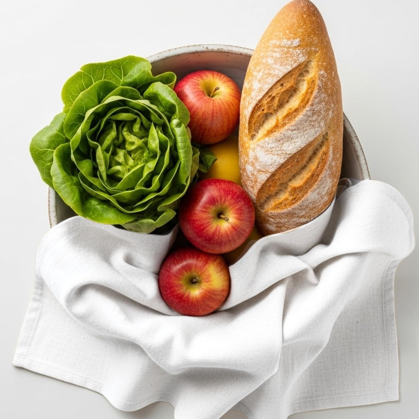 Flour Sack Towels| Tea Towel for Crafts| Kitchen Dish Cotton Blank Towel for Embroidery|Baking Bread Proofing Linen Cover| Thick Absorbent Quick Dry| 6 Pack 28"x28" White