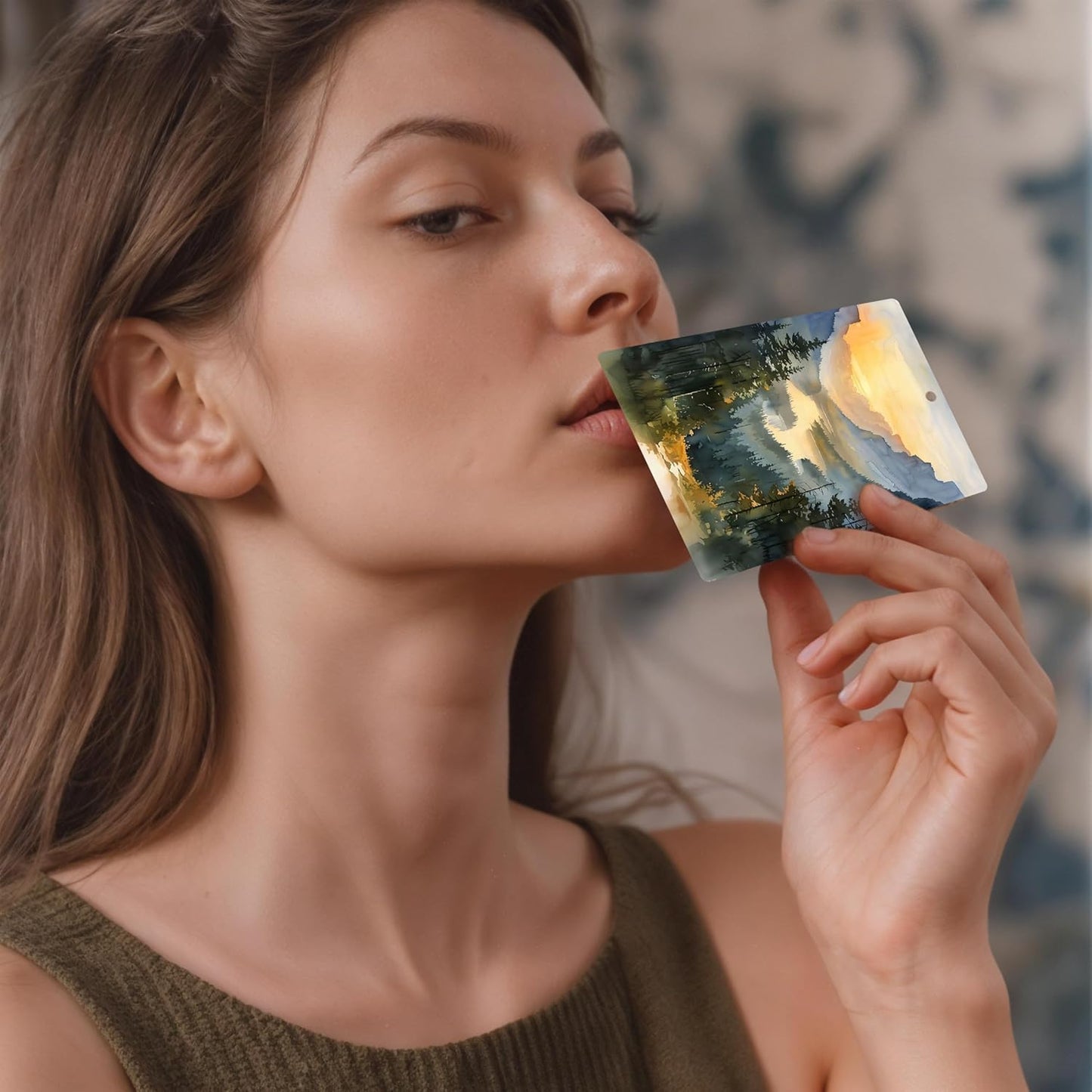 Car Air Freshener, Car Accessories Mirror Decor for Women Men-649