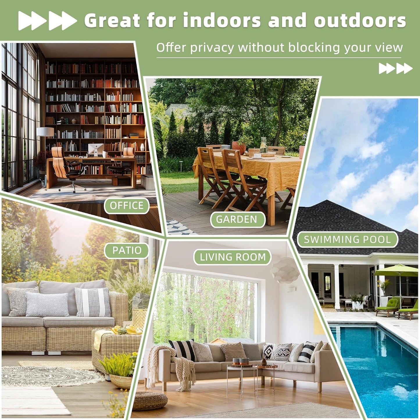 Casaphoria Metal Raised Garden Bed with Trellis and Wheels, 72"x47"x16" Planter Box for Climbing Plants, Vegetables & Vines, Features Drainage Holes and Privacy Screen, Black(Parallel&Louvered)