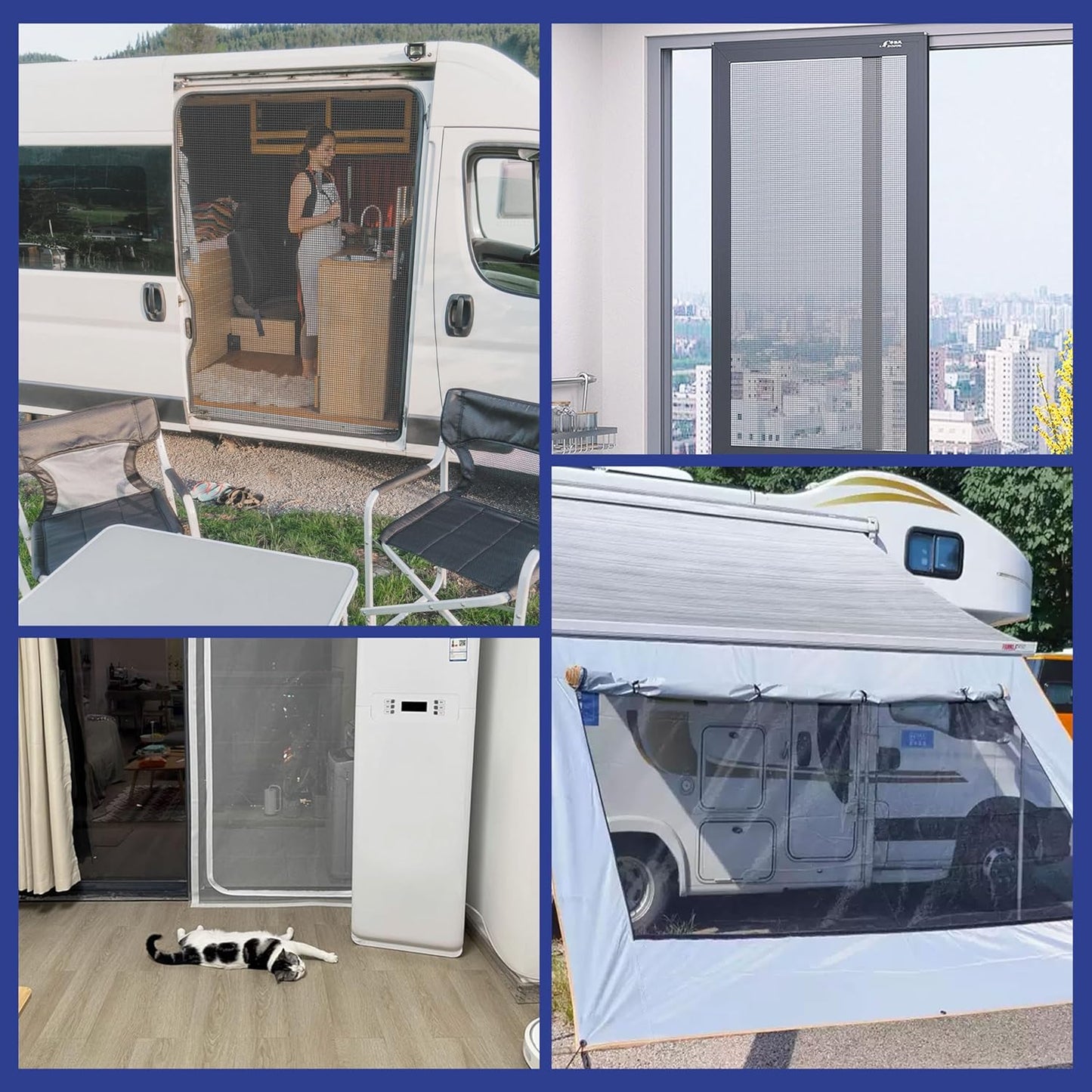 KING MOUNTAIN Grey Window Screen Repair Tape,3inX15FT Heavy Duty Screen Repair Kit for Window Screen and Screen Door Tears Holes,Strong Adhesive & Waterproof Window Screen Patch, Weather Resistant