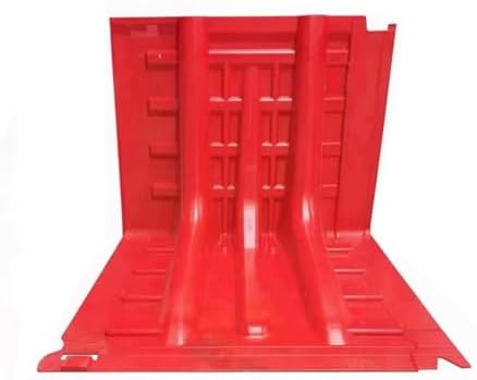 10-Pack L-Shape Flood Barriers, 39.3"x35.4"x31.5" ABS Plastic Water Barriers for Home Flood Protection, Durable Flood Control Barriers for Effective Water Damage Prevention