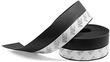 TAROSE Weather Stripping - 33 Feet Door Seal Strip, Adhesive Silicone Tape (Black, 35MM)