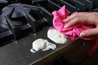 Flinka Kitchen Wipes 20 Count Mega Pack - Large (16 in. x 15 in.) Reusable Cleaning Cloth - Washable Paper Towels - Eco Friendly Viscose Cloths - Assorted Variety of Colors