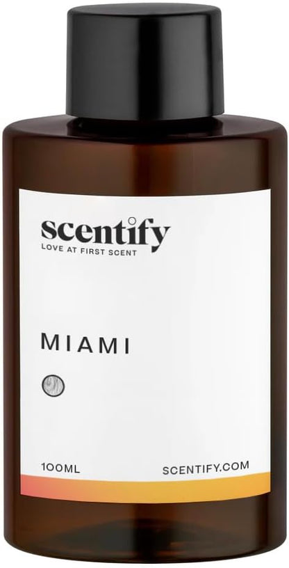 Scentify 5th Ave Aroma Oil Refill Scent for Oil Diffusers - Bergamot, Floral, Gardenia Scents - Luxurious Relaxing Aromatherapy Diffuser Fragrance 100ml, 3.38 oz