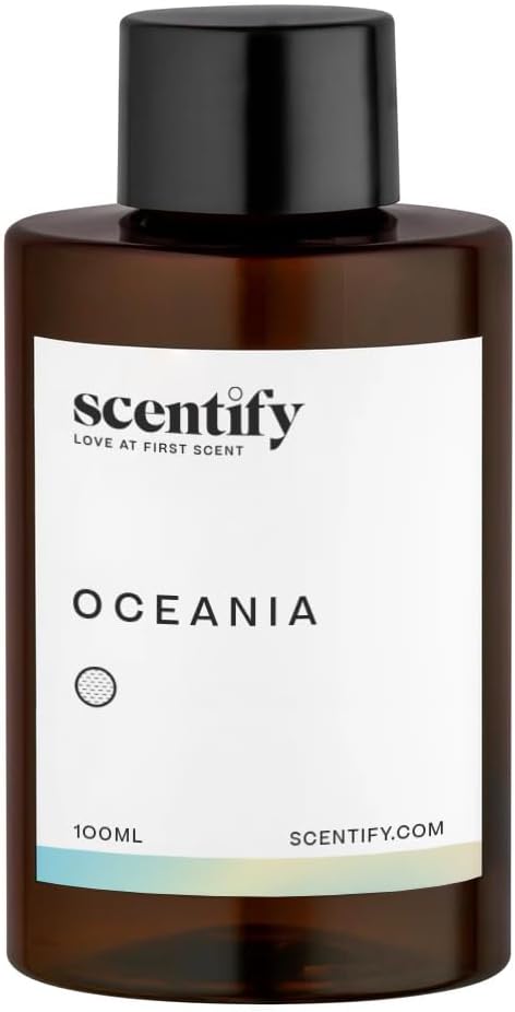 Scentify Oceania Aroma Oil Refill Scent for Oil Diffusers - Orange, Apple, White Tea, Lavender Scents - Luxurious Relaxing Aromatherapy Diffuser Fragrance 100ml, 3.38 oz