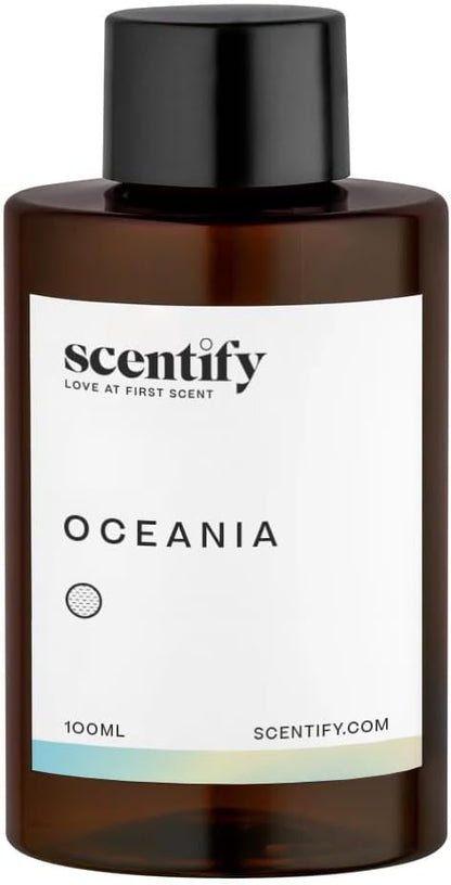 Scentify Oceania Aroma Oil Refill Scent for Oil Diffusers - Orange, Apple, White Tea, Lavender Scents - Luxurious Relaxing Aromatherapy Diffuser Fragrance 100ml, 3.38 oz