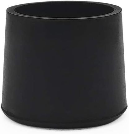 Flyshop Furniture Table Covers Non-Slip Heavy Duty Rubber Leg Tips Chair Leg Caps Floor Protectors Round Black 4PCS Size 38mm, 1-1/2"