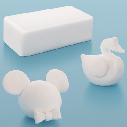 Waterproof Duct Seal Repair Sealing Clay 8 Pack White Moldable Silicone Putty, Quick Mending Mud for Pipe Connection, Wall Hole, Air Conditioning Holes (8)