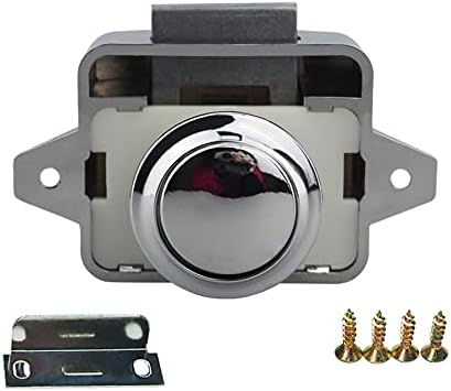 Encell Set of 5 Push Button Latch Cupboard for RV Camper Motor Home Caravan