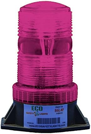 B125WS24 PINK 24V 28V AC DC 28W STEADY-ON LIGHT BEACON EMERGENCY SAFETY WARNING