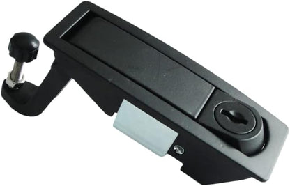 4Pcs Compression Latch Lock Trigger Latch Lock Compression Latches Flush Mount Zinc Alloy Adjustable Lever Hand Operated Black