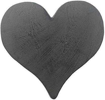 Comfy Hour Rustic Style Collection Cast Iron Garden Stepping Stone - Heart