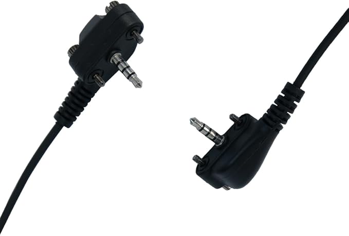 VX-261 Covert Acoustic Tube Earpiece Headset Compatible with Motorola Vertex Standard Radio EVX-261 VX-231 EVX-531 EVX-534 VX-180 VX-298 VX-350 VX-351 Radio Walkie Talkie with PTT Mic,2 Packs