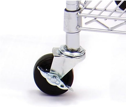 Seville Classics UltraDurable Heavy Duty NSF Solid Steel Wire Rack Storage Unit, Organizer for Garage, Warehouse, Office, Restaurant, Classroom, Kitchen, Steel, 5-Tier Shelving, 36" W x 18" D