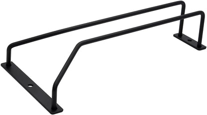 8.8-Inch Wine Glass Rack - Under Cabinet Stemware Wine Glass Holder Glasses Storage Hanger Metal Organizer for Bar Kitchen Black (1 Rows, 3 Pack)