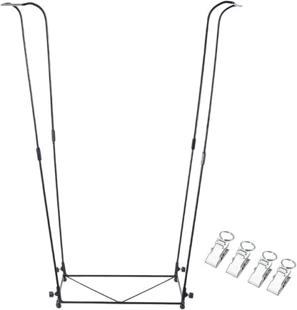 Trash Bag Holder, Metal Garbage Bag Holder, 30-45 Gallon Portable Trash Bag Holder Stand, Multi-use Leaf Bag Holder for Yard, Camping, Party, Wedding