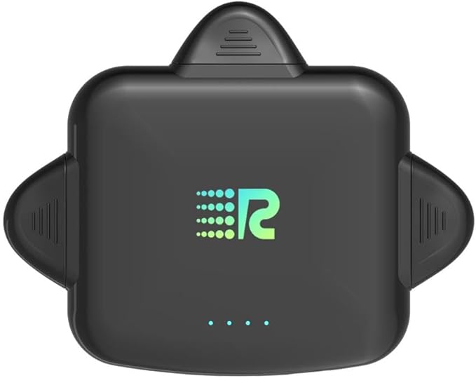 Rush Charge Universe 3 in 1 Portable Charger – 3300mah, 2.4A High-Speed Fast Charging Compatible with iPhone and Android Lightning, Type C, Micro-USB Charges 3 Devices at a Time Pre-Charged RC33 Black