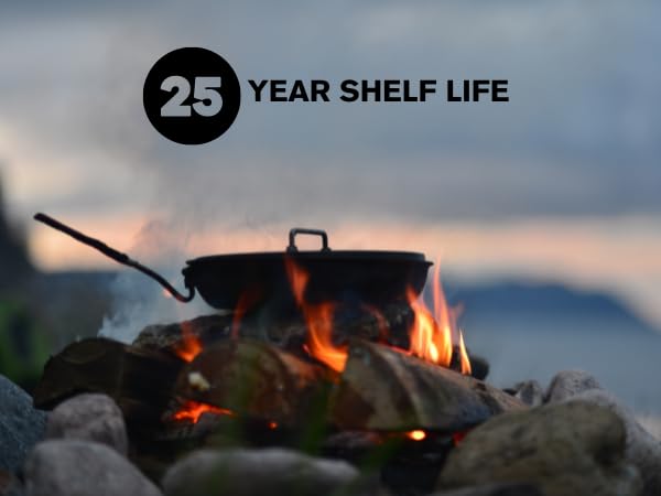 by Chuck Norris Roundhouse Provisions 3 Day, 26 servings Emergency Meal Kit, Grab-and-Go, Premade, Disaster Prep, Hiking, Survival, Adventure, Camping Food, 25 Year Shelf Life.