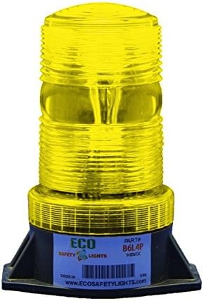B125WS24 YELLOW 24V 28V AC DC 28W STEADY-ON LIGHT BEACON EMERGENCY SAFETY WARNING