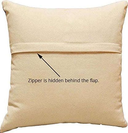 Black Daisy Floral Pillow Cover Flower Pillowcase Outdoor Suzani Accent Cushion Traditional Chair Cushions Hand Embroidered Wool Size - 18x18