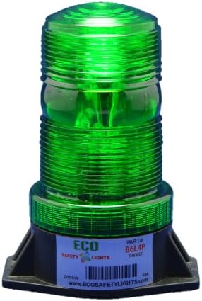 B125WS24 GREEN 24V 28V AC DC 28W STEADY-ON LIGHT BEACON EMERGENCY SAFETY WARNING