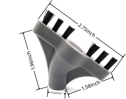 6 Pack for Bissell SteamShot Hard Surface steam Cleaner 39N7A 39N7V 39N7H 2994B Replacement Parts (3 Hard Brushes + 1 Wall Crevice Brush + 2 Multi-Surface Tools)…