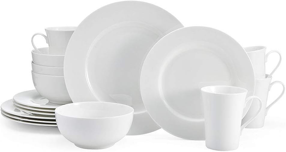 Mikasa Delray 16-Piece Bone China Dinnerware Set, Service for 4