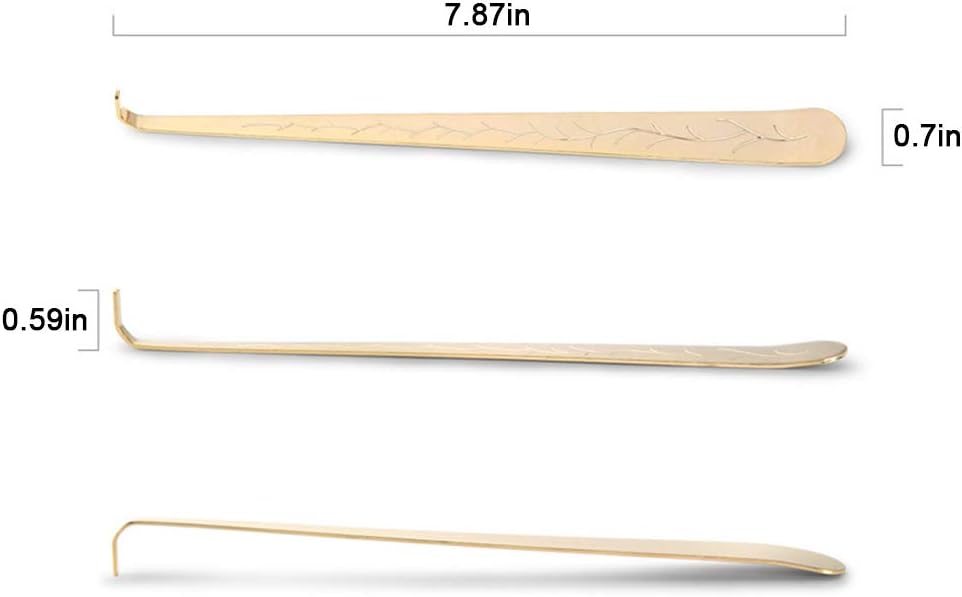 Candle Wick Dippers Candle Wick Hook Candle Accessories for Put Out Extinguish Candle Wick, Black