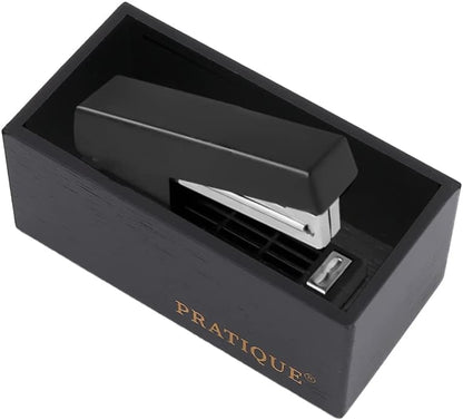 Bamboo Drawer Organizer - Kitchen Utensil Organizer Silverware Tray Cutlery Holder，Office Desk Supplies and Accessories,5.9 * 3 * 2.6inch,Black