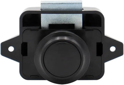 Encell Set of 5 Push Button Latch Cupboard for RV Camper Motor Home Caravan Black