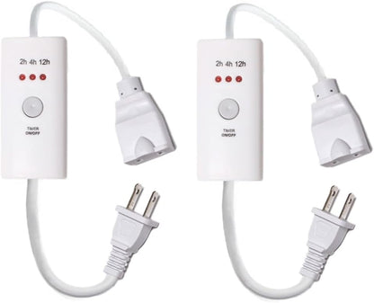 HUNANBAGN Auto Off Timer Lenth 30CM, Remote Controller for Indoor Small Appliances, Electric Oil Melt Warmer Wax Melt Warmer Wax Melter Fragrance Lamp Oil Warmer Burner (Timer30CM 2PACK)