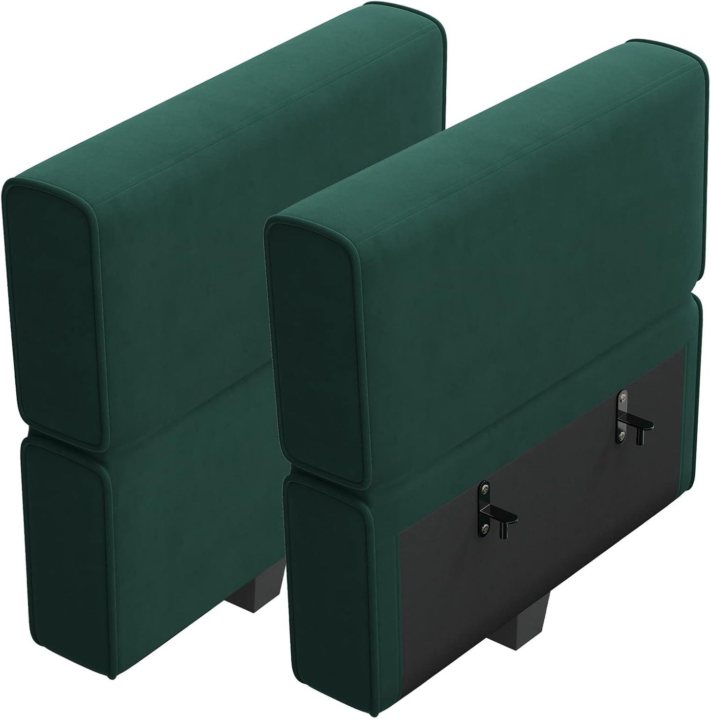 Belffin Modular Sofa Armrest Backrest Module for Modular Sectional Sofa Couch Side Armrest, Backrest Velvet Green