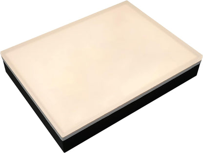 LUMENGY Paver Light 9×12 Inch (8.85 inch X 11.81 inch), Warm White Glare-Free Illumination for Driveways, Pathways, Pool Deck & Patios,12V AC/DC, Waterproof & Drive-Over Rated