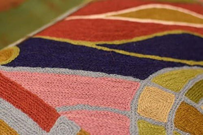 Lumbar Hundertwasser Throw Pillow Cover Biomorph Abstract Pillowcase Modern Couch Cushion Farmhouse Chair Pillowsham Outdoor Chair Cushions Handmade Wool Size 14x20