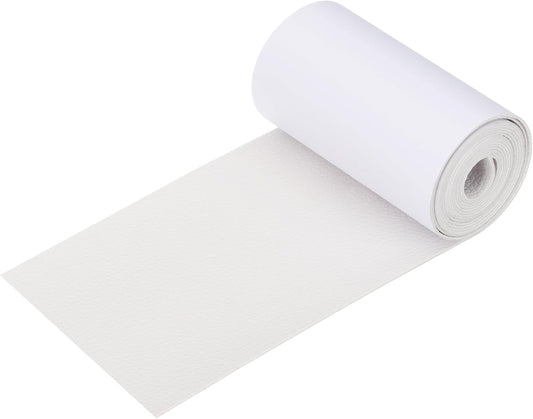 PATIKIL Leather Patches Tape for Furniture, 3.2 x 61 Inch Self Adhesive Vinyl Leather Repair Kit Cover Sheet for Couch, Sofa, Car Seats, Office Chair, White