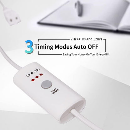 HUNANBANG Electric Scented Wax Warmer - Auto Off Timer Candle Wax Melt Warmer Fragrance Burner, Lightning-Purple