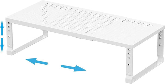 Expandable,Adjustable & Stackable Spice Rack, Cabinet Kitchen Countertop Shelf Organizer,Metal Pantry Storage Shelves - Space-Saving Storage Solution(1Pack/White/Medium)