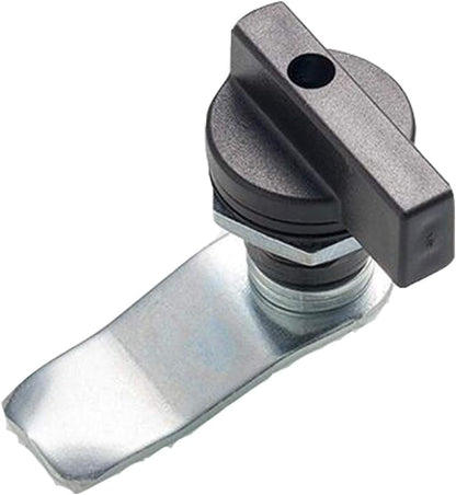 WJSKDQ 2PCS Thumb Operated Offset Thumb Cam Lock Black Cam Lock