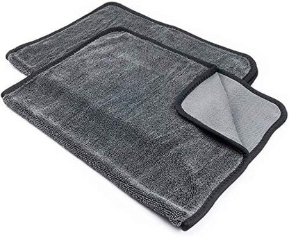 SOFTBATFY Microfiber Car Drying Towel, Shiny Bath Drying Towel Shower Cubicles Cloth for Water Removal in Shower and Bathroom (20x24inches*2pack)